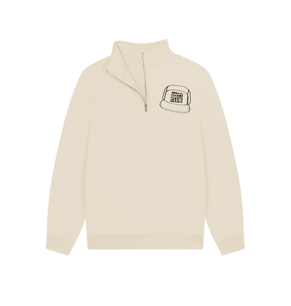 Oat Printed Sweater Front