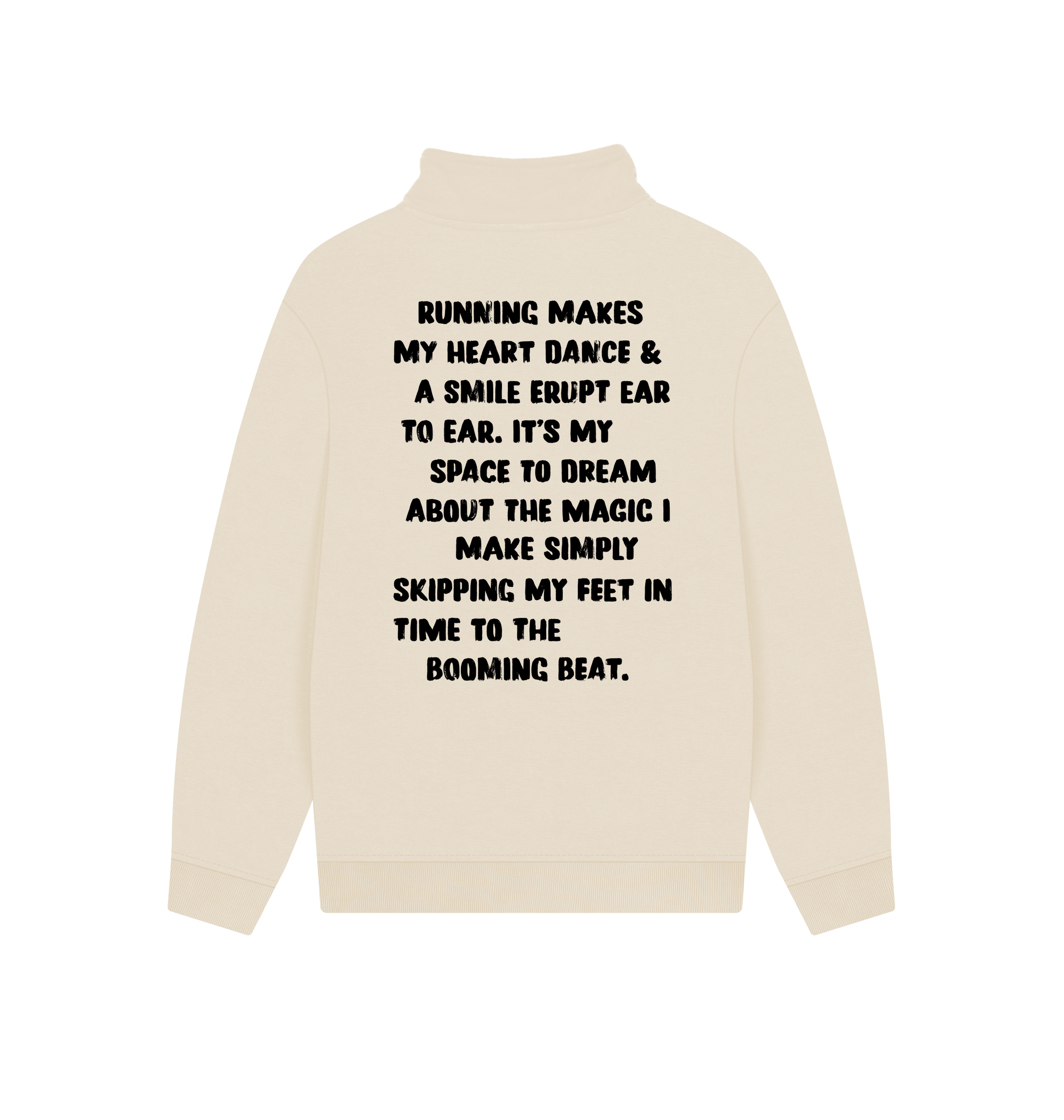 Oat Printed Sweater Back